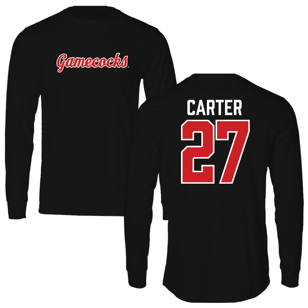Jacksonville State University Softball Black Long Sleeve - #27 Kat Carter
