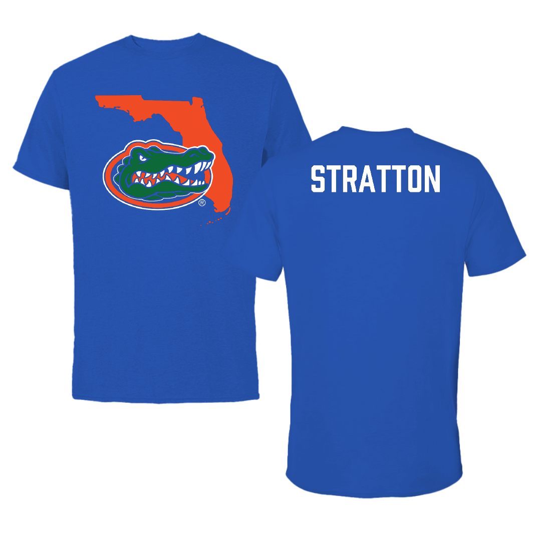 University of Florida TF and XC Blue State Tee - Matthew Stratton