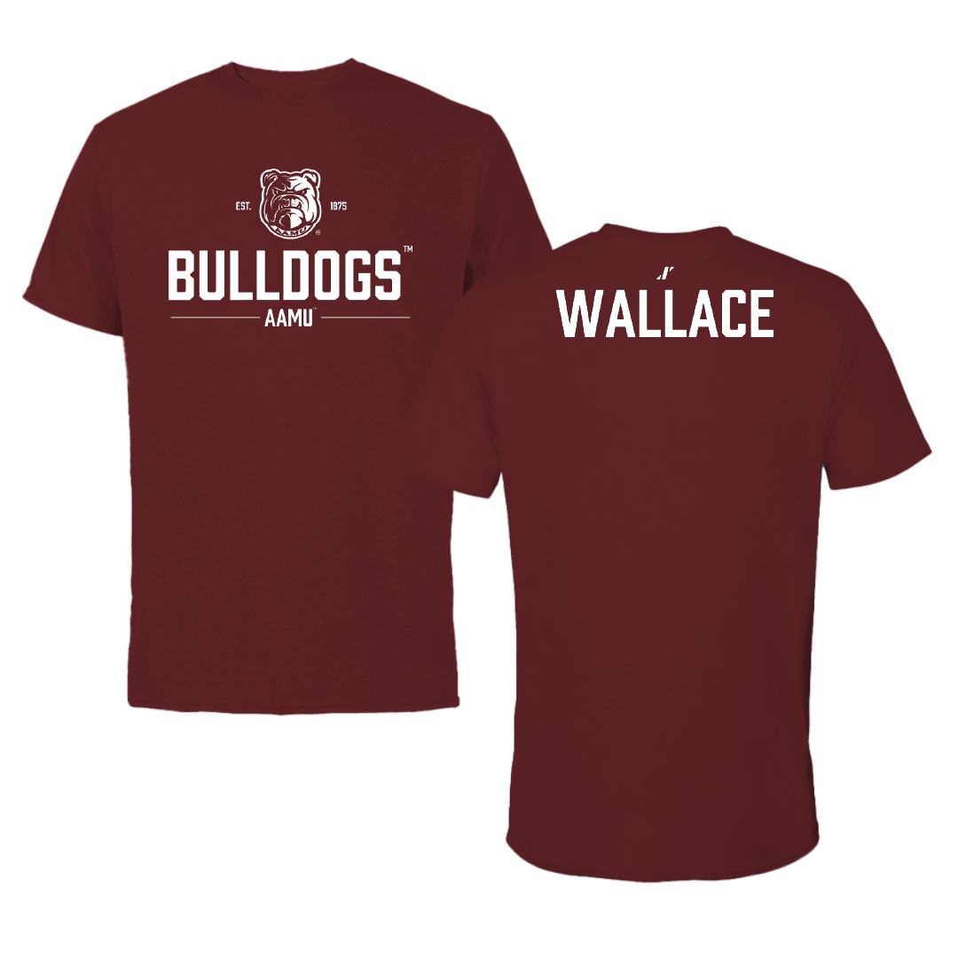 Alabama A&M University TF and XC Maroon General Performance Tee - Cameron Wallace
