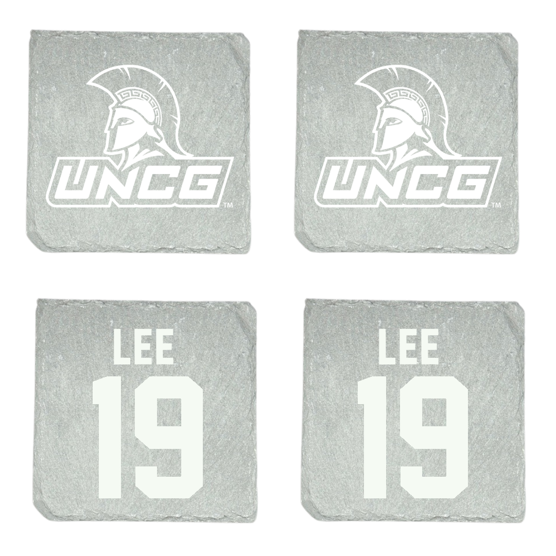 UNC Greensboro Baseball Stone Coaster (4 Pack)  - #19 Cannon Lee
