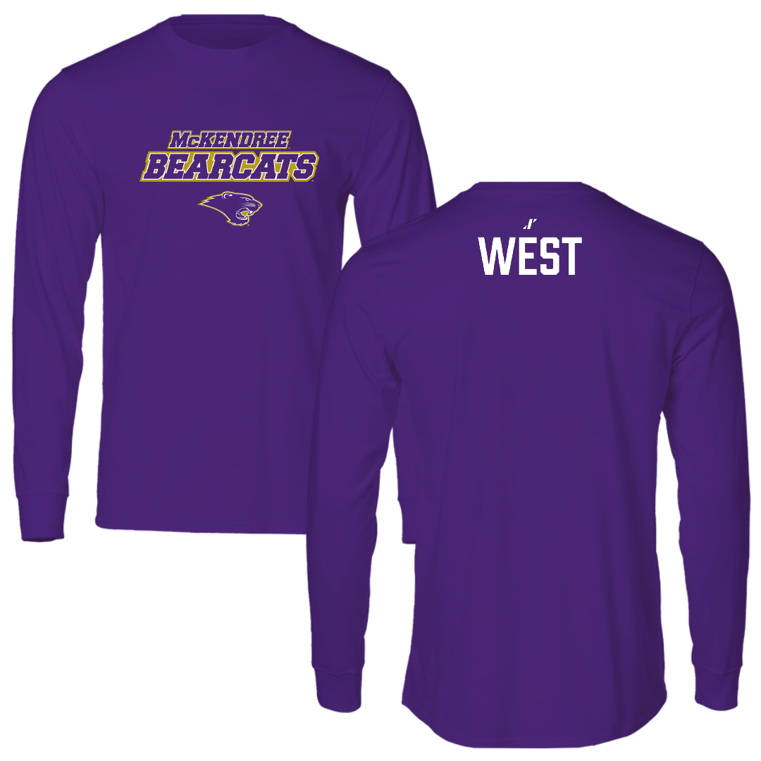 McKendree University Bowling Purple General Long Sleeve - Bradon West