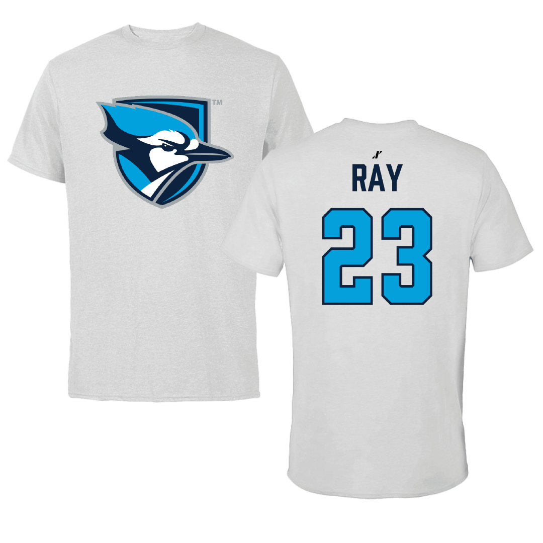 Elmhurst University Football Light Gray Tee - #23 Rian Ray