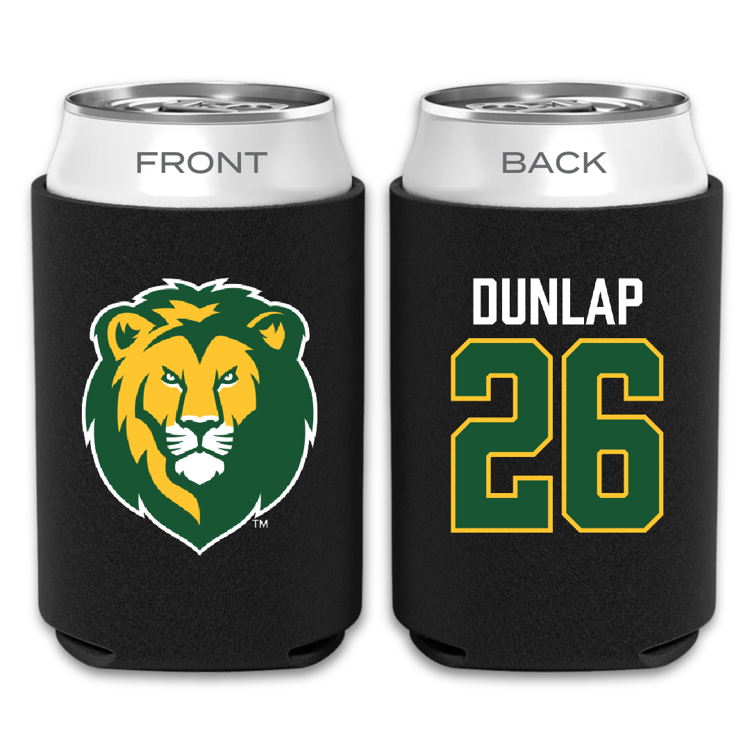 Southeastern Louisiana University Football Black Can Cooler - #26 Austin Dunlap