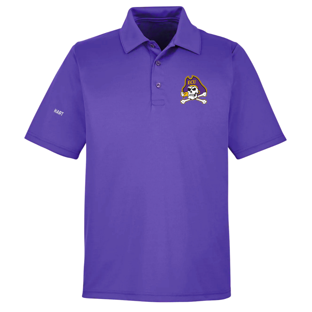 East Carolina University Cheer Purple Polo - Carmen Hart