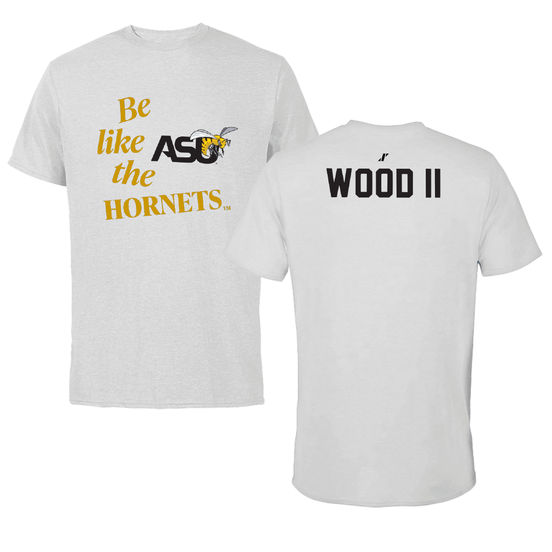 Alabama State University TF and XC Light Gray Be Like Us Tee - Kevin Wood II
