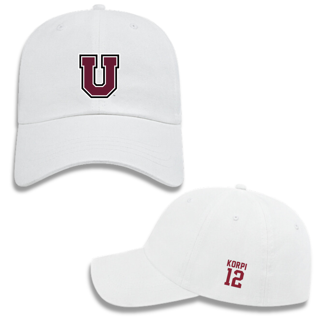 Union College Ice Hockey (M) White Hat - #12 Carter Korpi