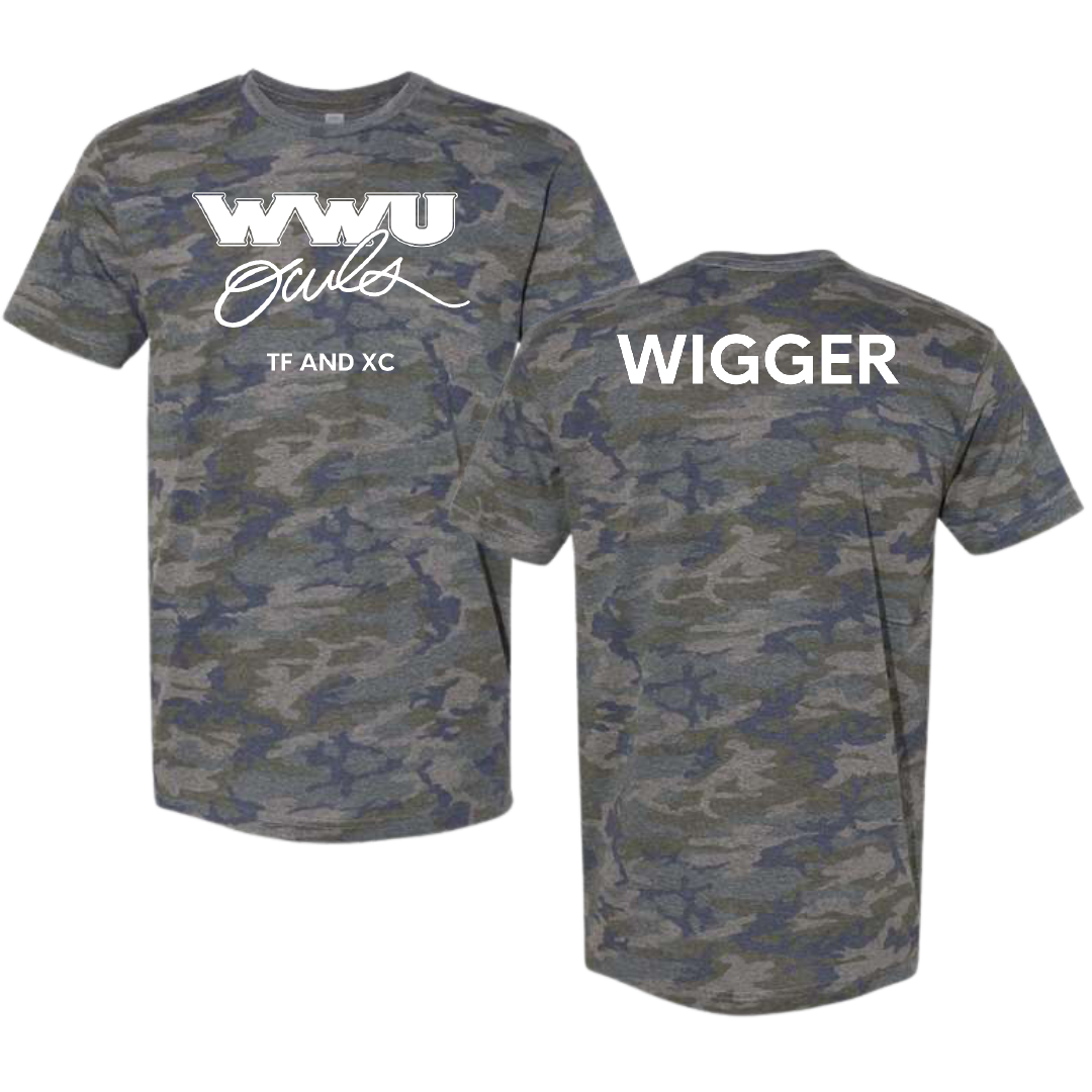 William Woods University TF and XC Vintage Camo Tee - Sean Wigger