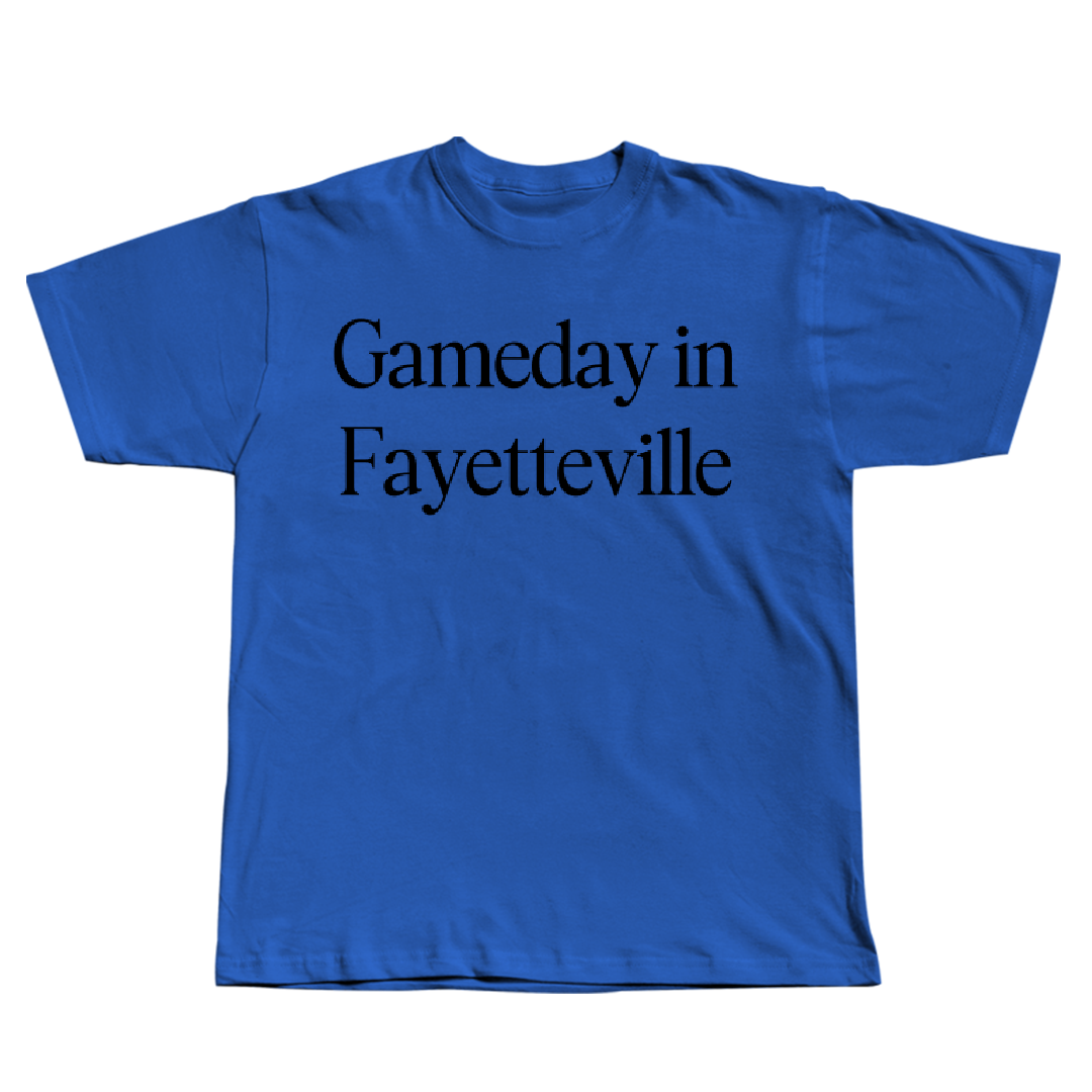 Fayetteville State University Cheer Blue Gameday Tee - Mariah Boyd