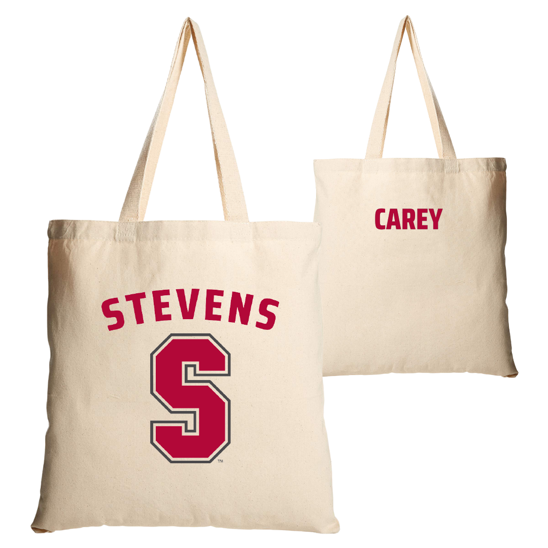 Stevens Institute of Technology Lacrosse Tan Canvas Tote Bag - James Carey