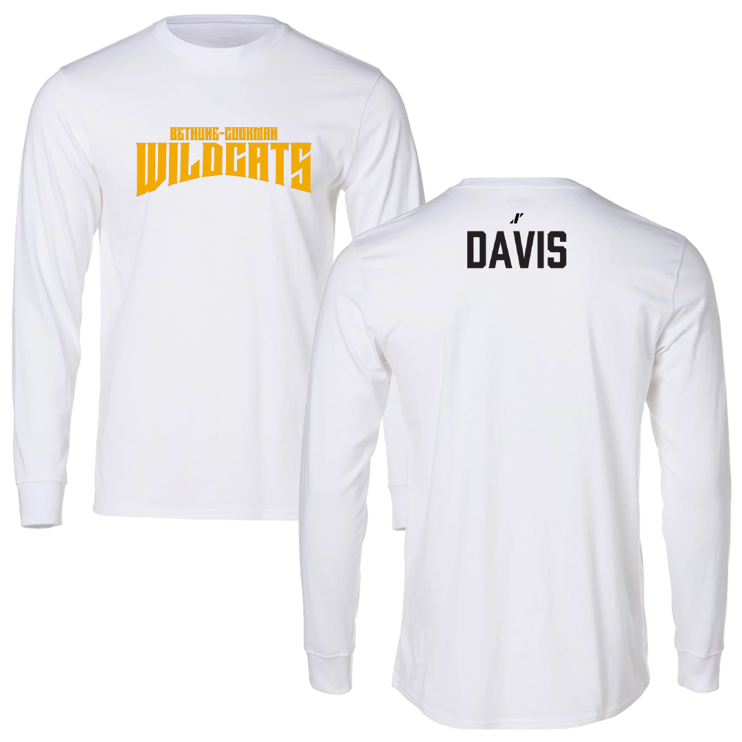 Bethune-Cookman University TF and XC White Classic Long Sleeve - Noël Davis