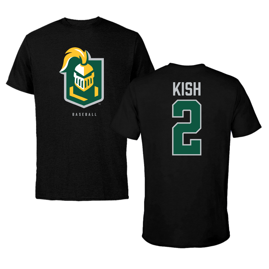 New Jersey City University Baseball Black Tee - #2 Shawn Kish