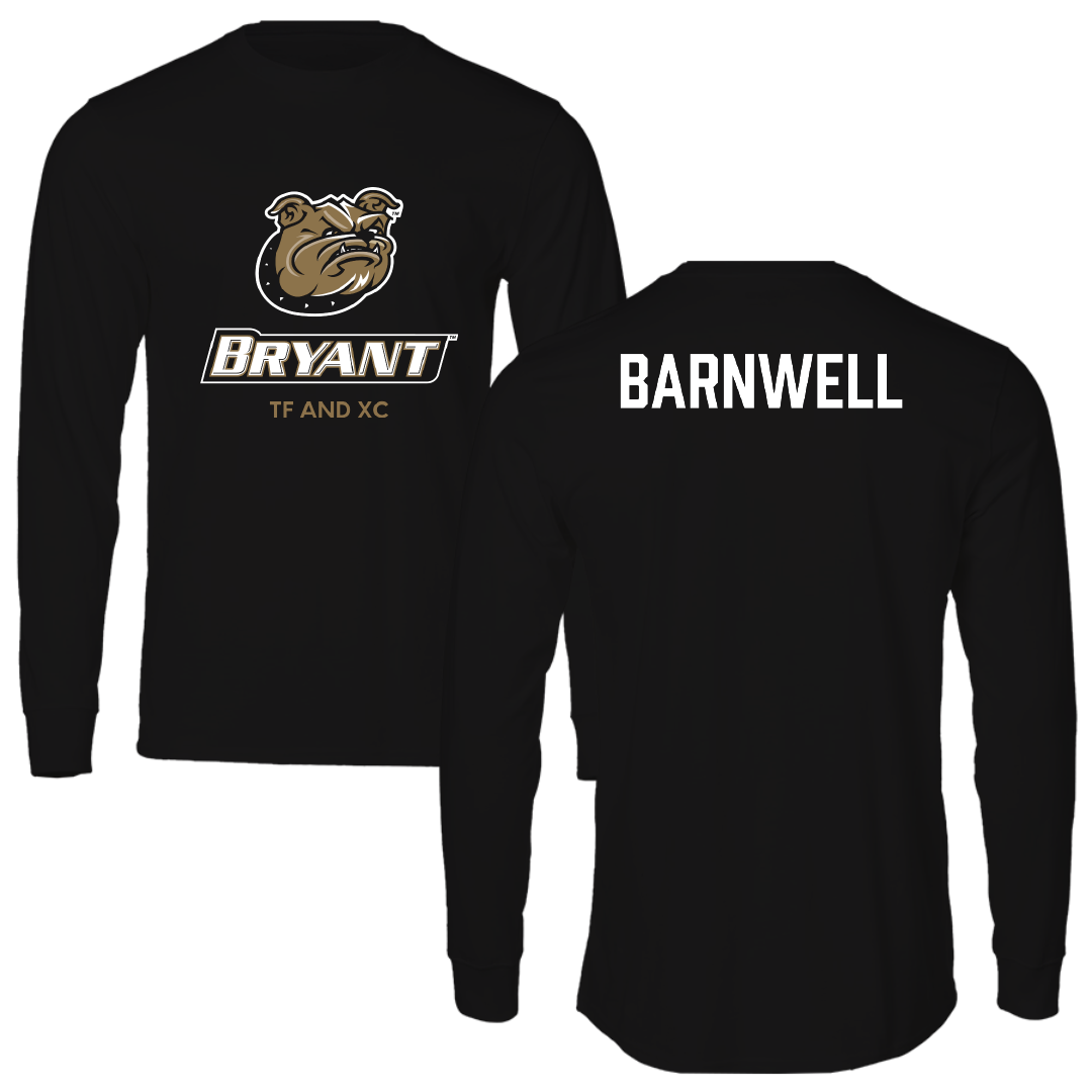 Bryant University TF and XC Black Performance Long Sleeve - Aaron Barnwell