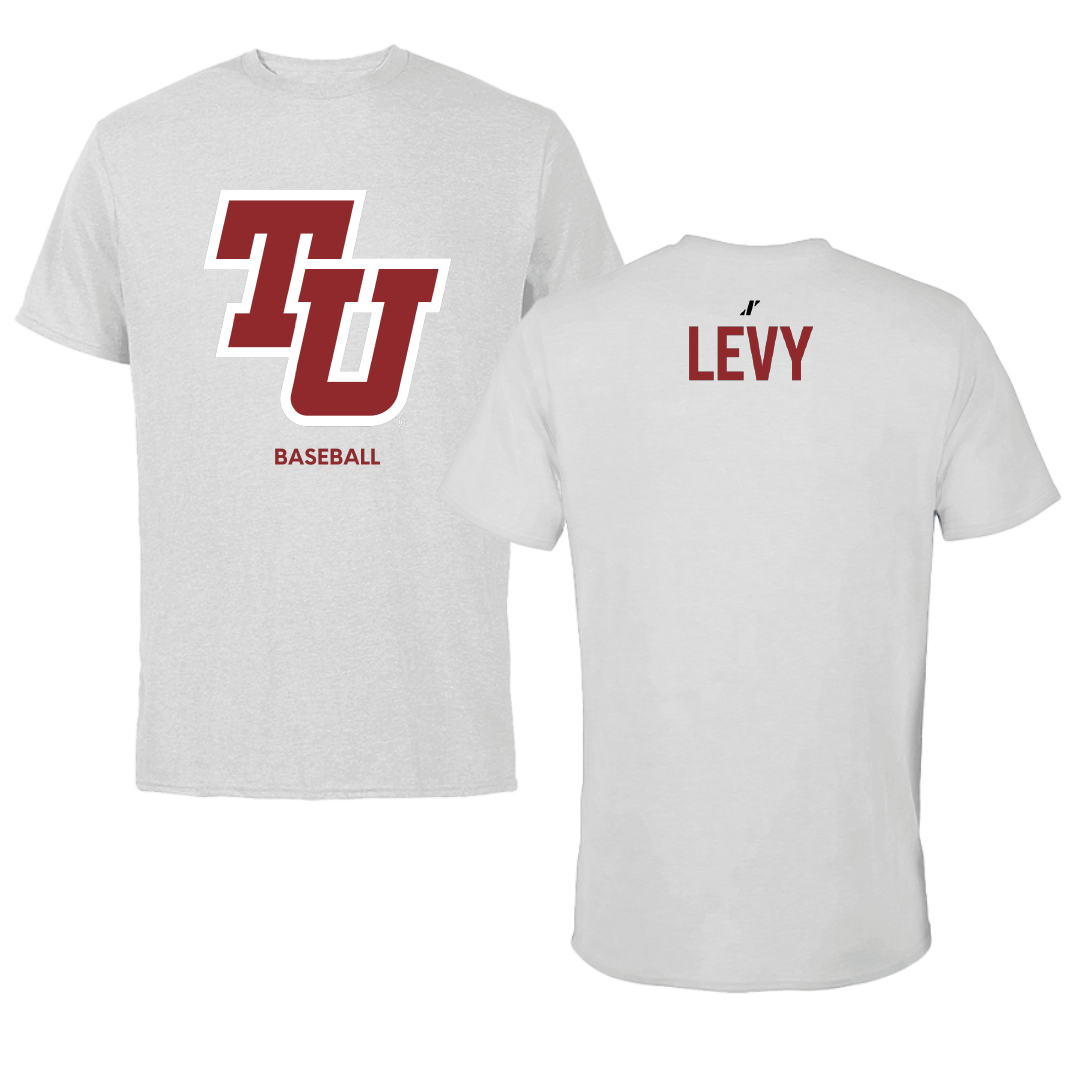 Trinity University (Texas) Baseball Light Gray Performance Tee - Asher Levy