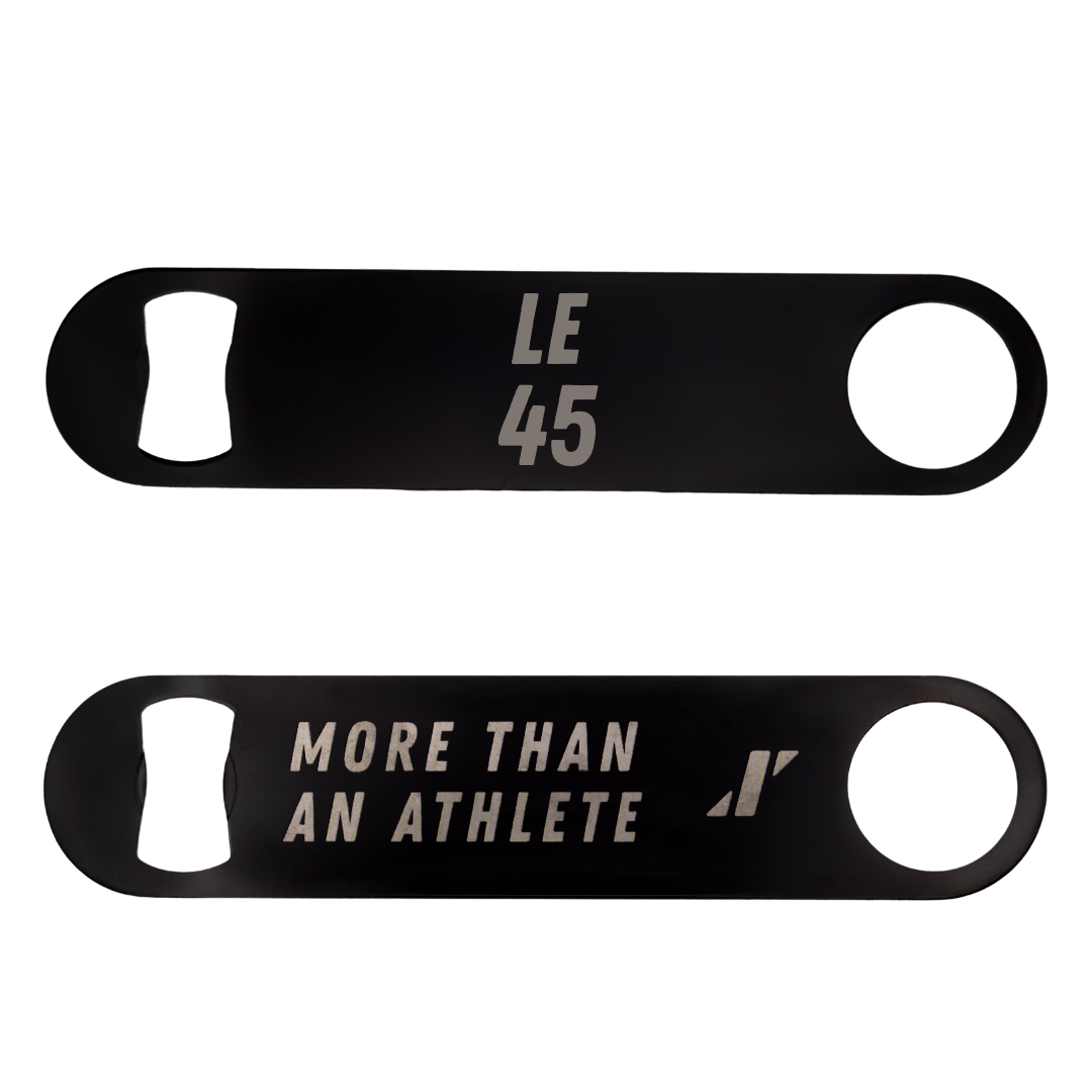 Westminster University (Utah) Lacrosse Black Bottle Opener - #45 Theodore Le