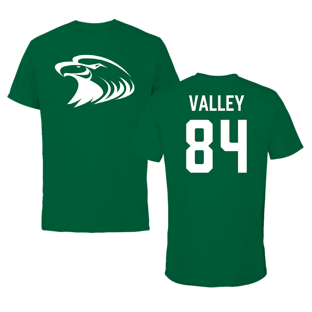 Central Methodist University Football Green Performance Tee - #84 Seth Valley