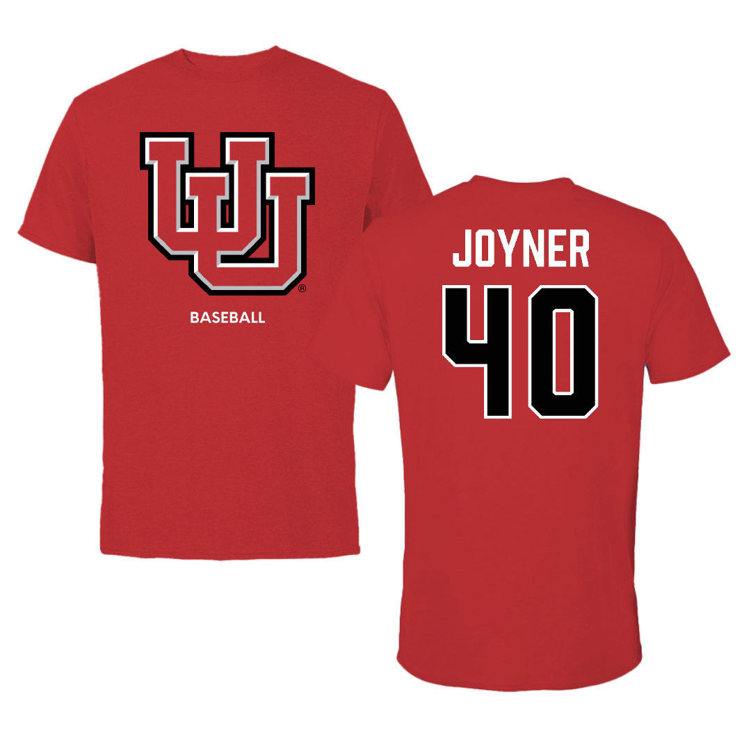 University of Utah Baseball Red Performance Tee - #40 Brady Joyner