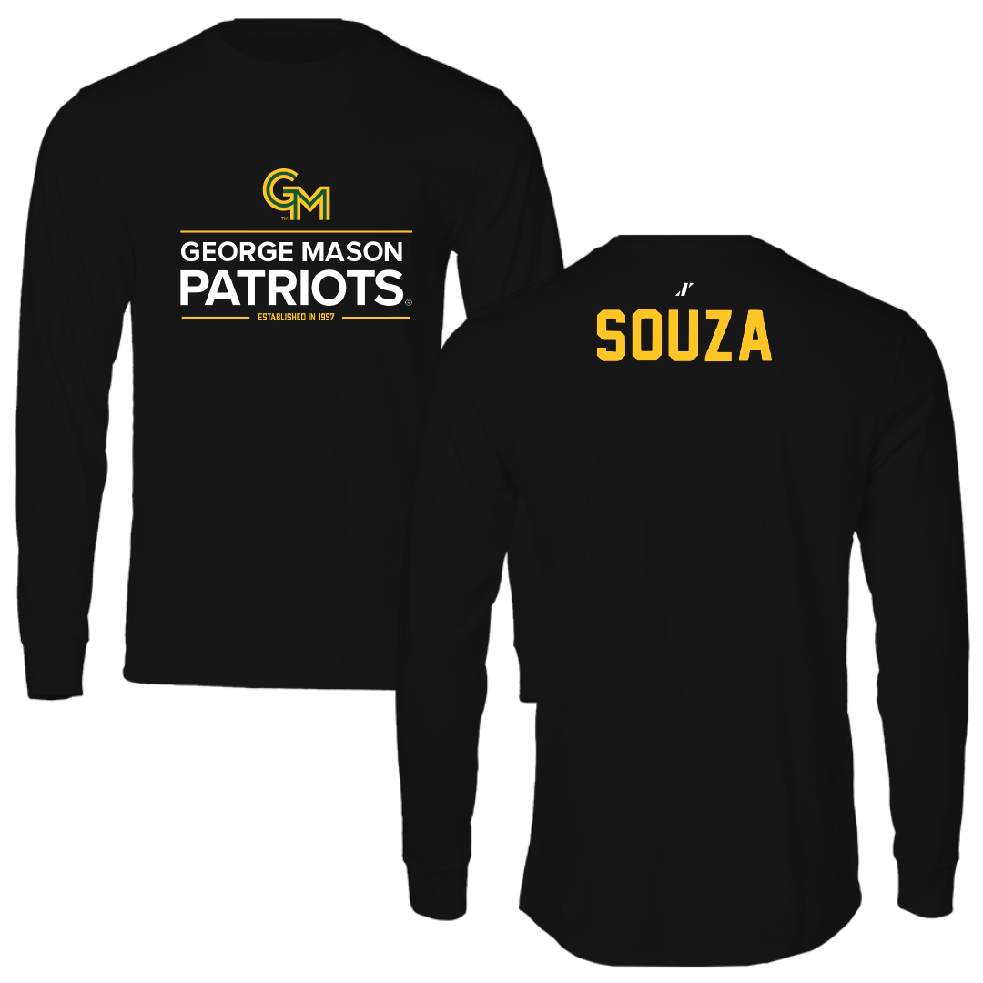 George Mason University Swimming & Diving Black General Performance Long Sleeve - Faye Souza
