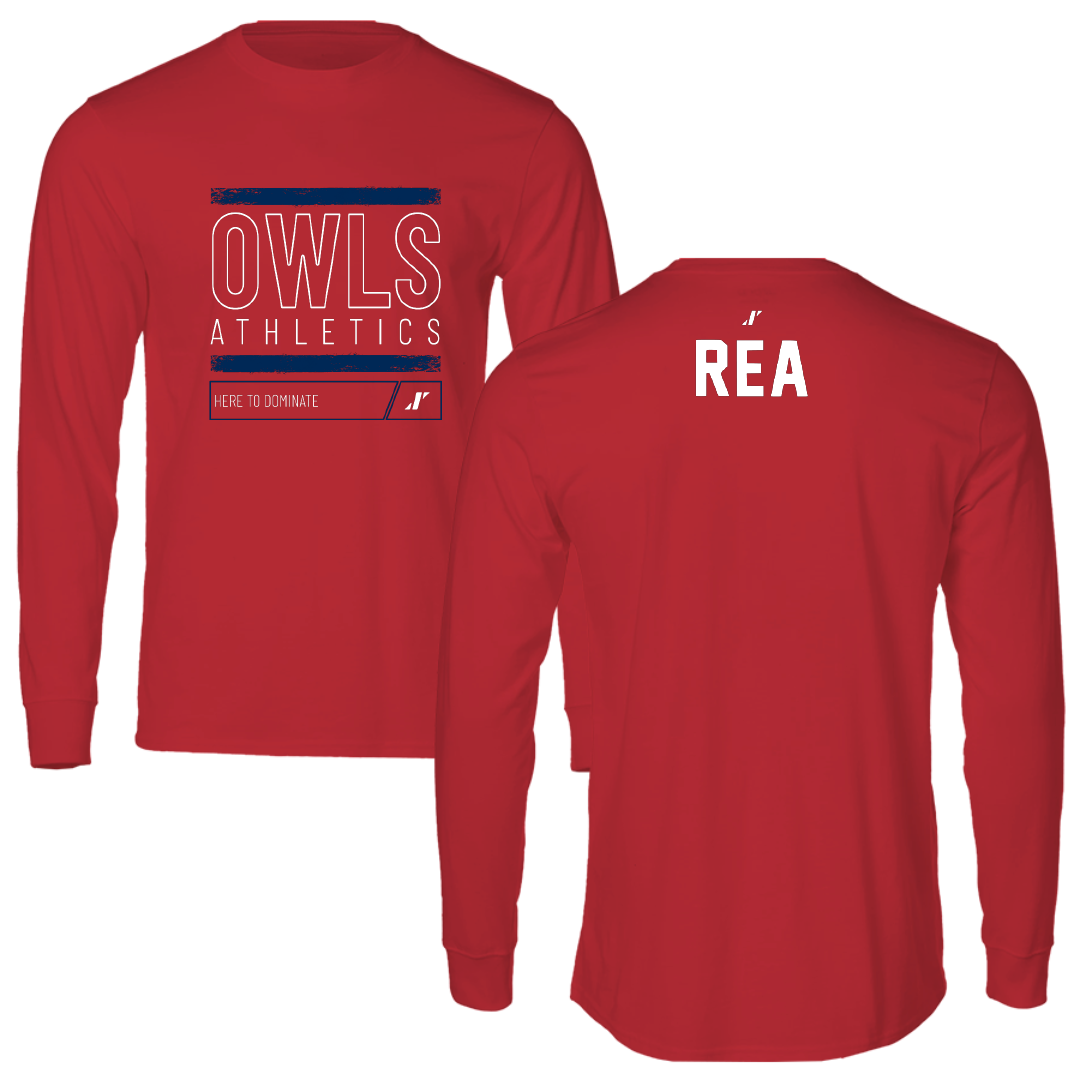 Florida Atlantic University Dance Red Dominate Performance Long Sleeve - Joseph Rea