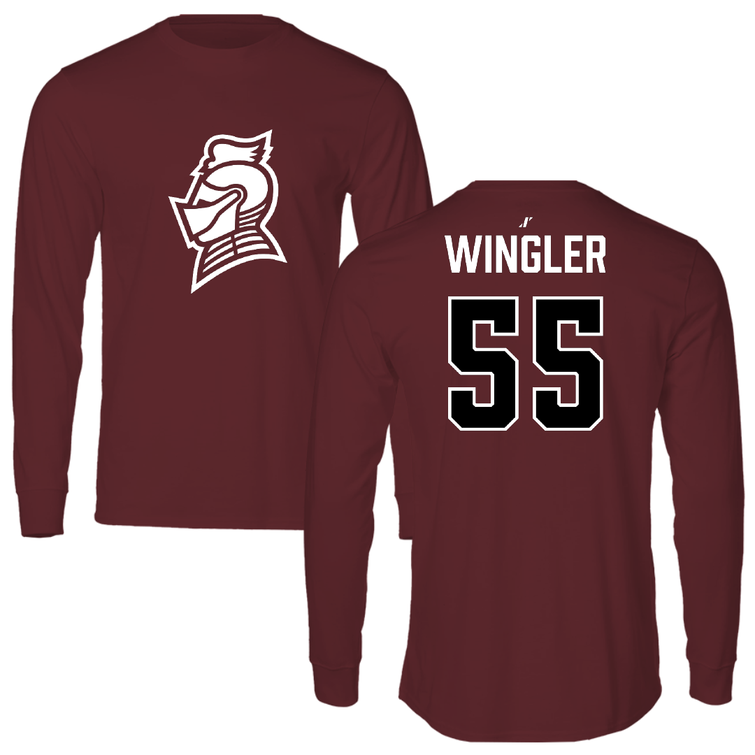 Bellarmine University Basketball (W) Maroon Long Sleeve - #55 Kendall Wingler