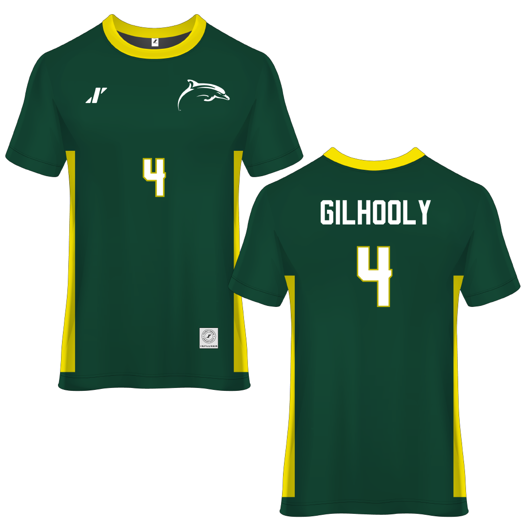 Le Moyne College Green Soccer Jersey - #4 Kaitlyn Gilhooly