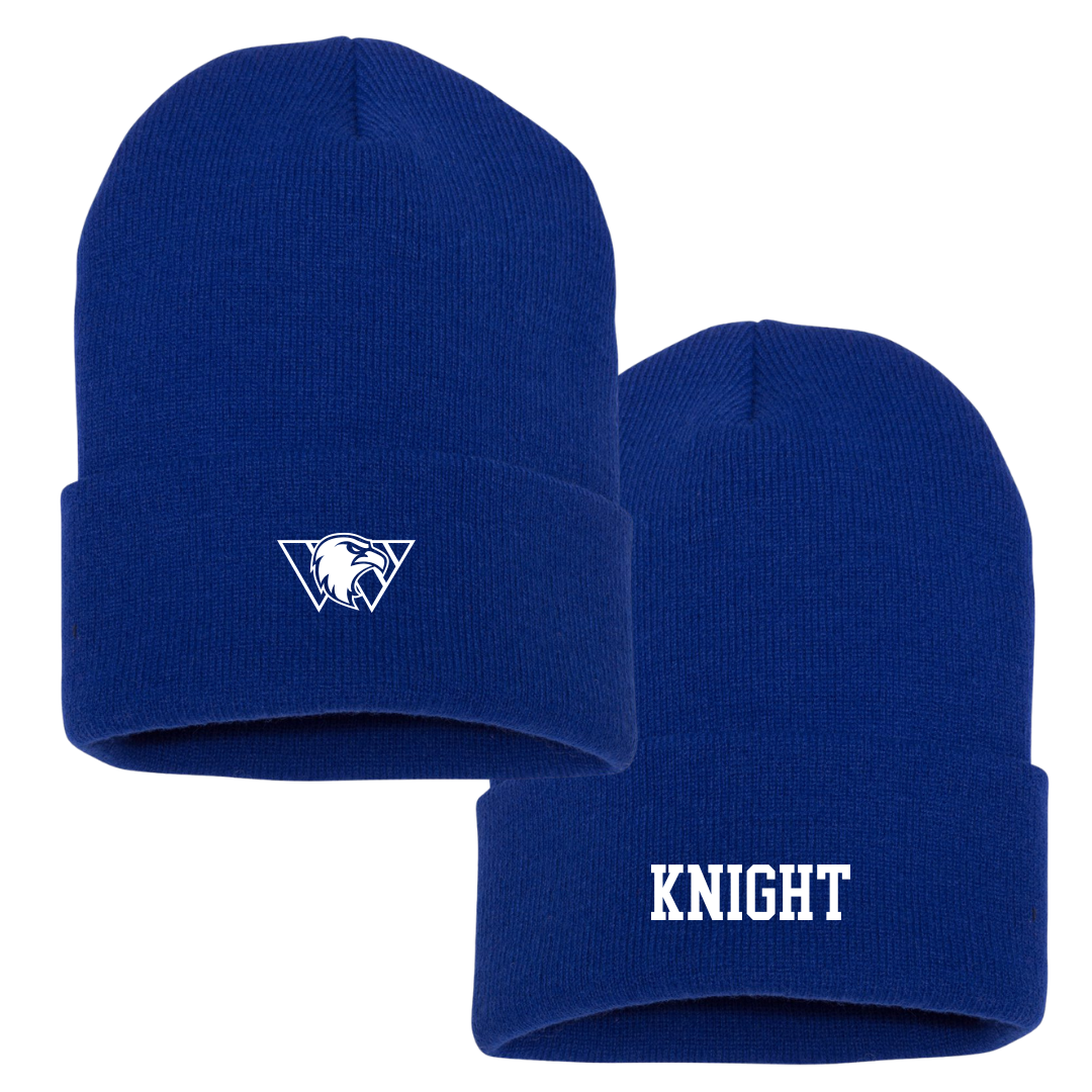 Williams Baptist University Baseball Blue Beanie - #28 Owen Knight