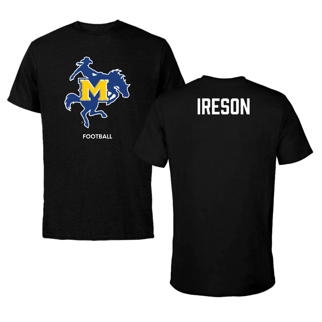 McNeese State University Football Black Tee - Parker Ireson