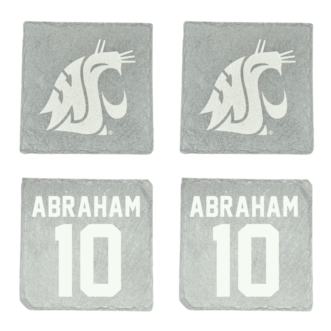 Washington State University Basketball (W) Stone Coaster (4 Pack)  - #10 Charlotte Abraham