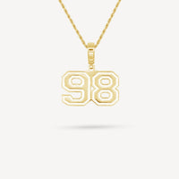 Gold Presidents Pendant and Chain - #98 Jesse Perez