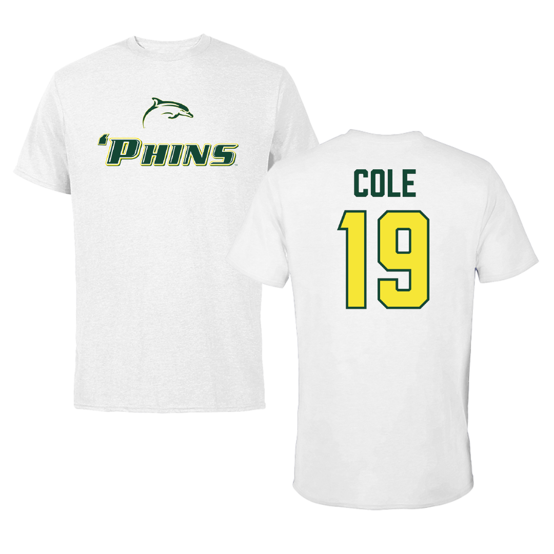 Le Moyne College Lacrosse (W) White Tee - #19 Allison Cole