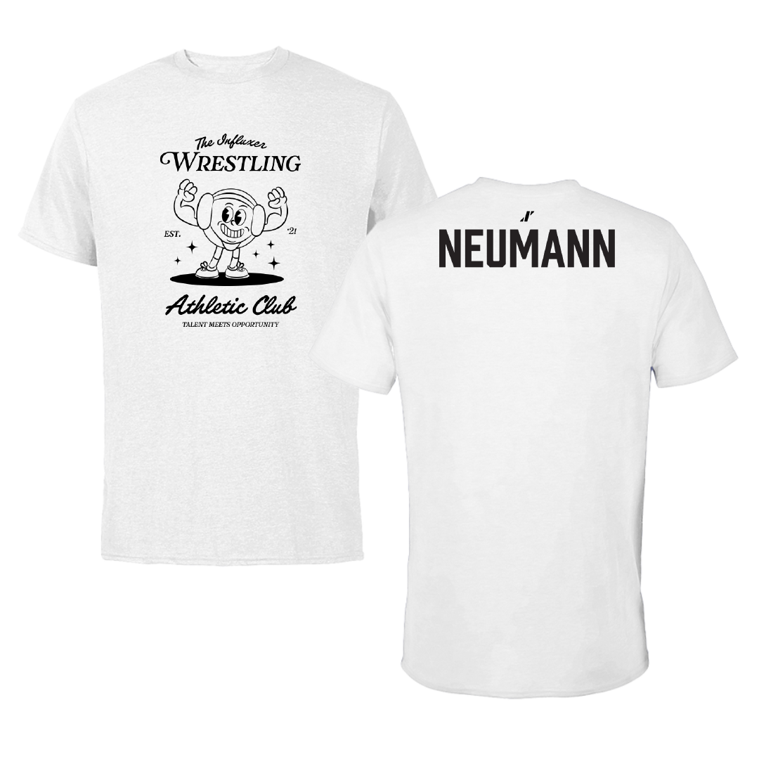 Wrestling White Influxer Athletic Club Tee - Emily Neumann