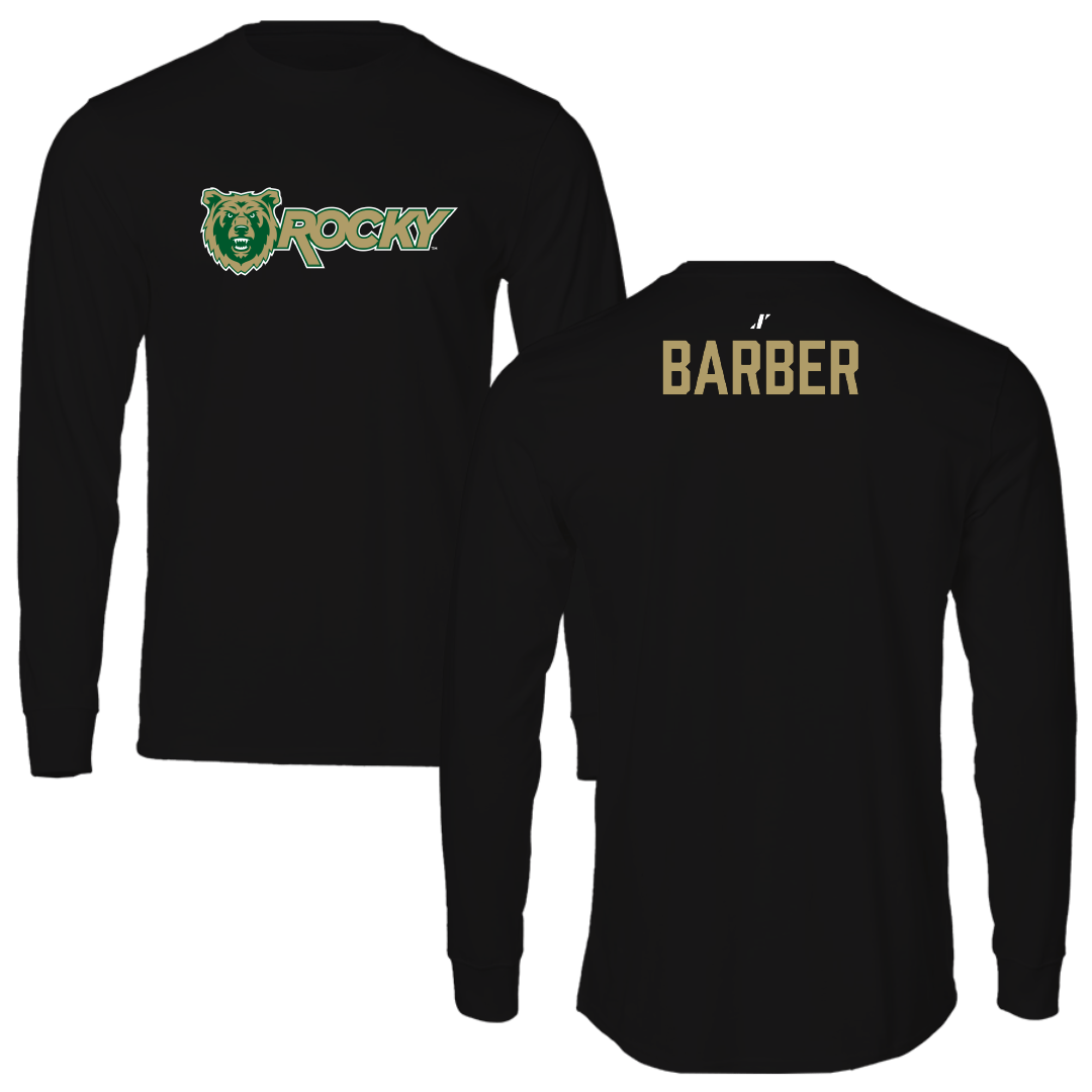 Rocky Mountain College TF and XC Black Performance Long Sleeve - Caitlin Barber