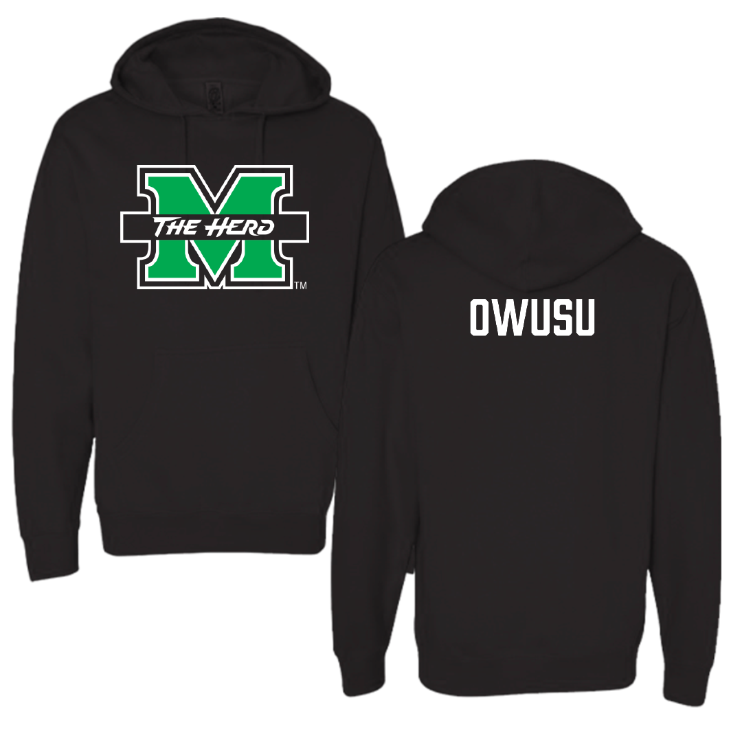 Marshall University TF and XC Black Hoodie - Jonathan Owusu