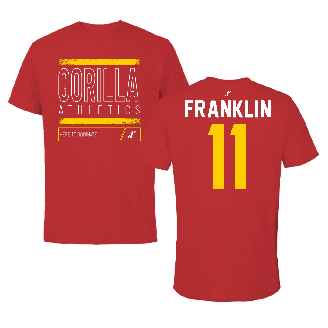 Pittsburg State University Softball Red Dominate Performance Tee - #11 Lexi Franklin