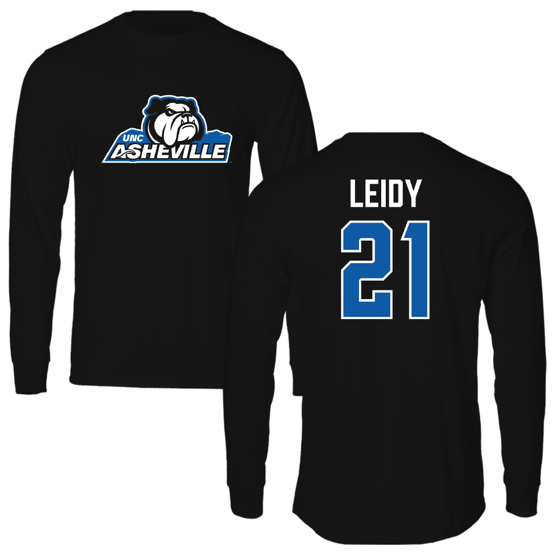 University of North Carolina-Asheville Volleyball Black Long Sleeve - #21 Payton Leidy