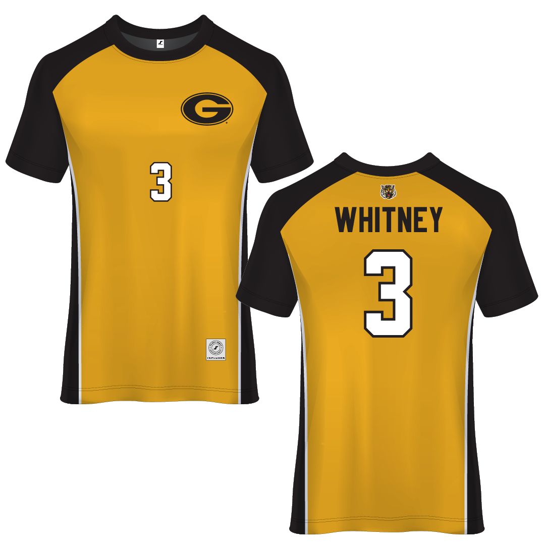 Grambling State University Gold Soccer Jersey - #3 Aria Whitney