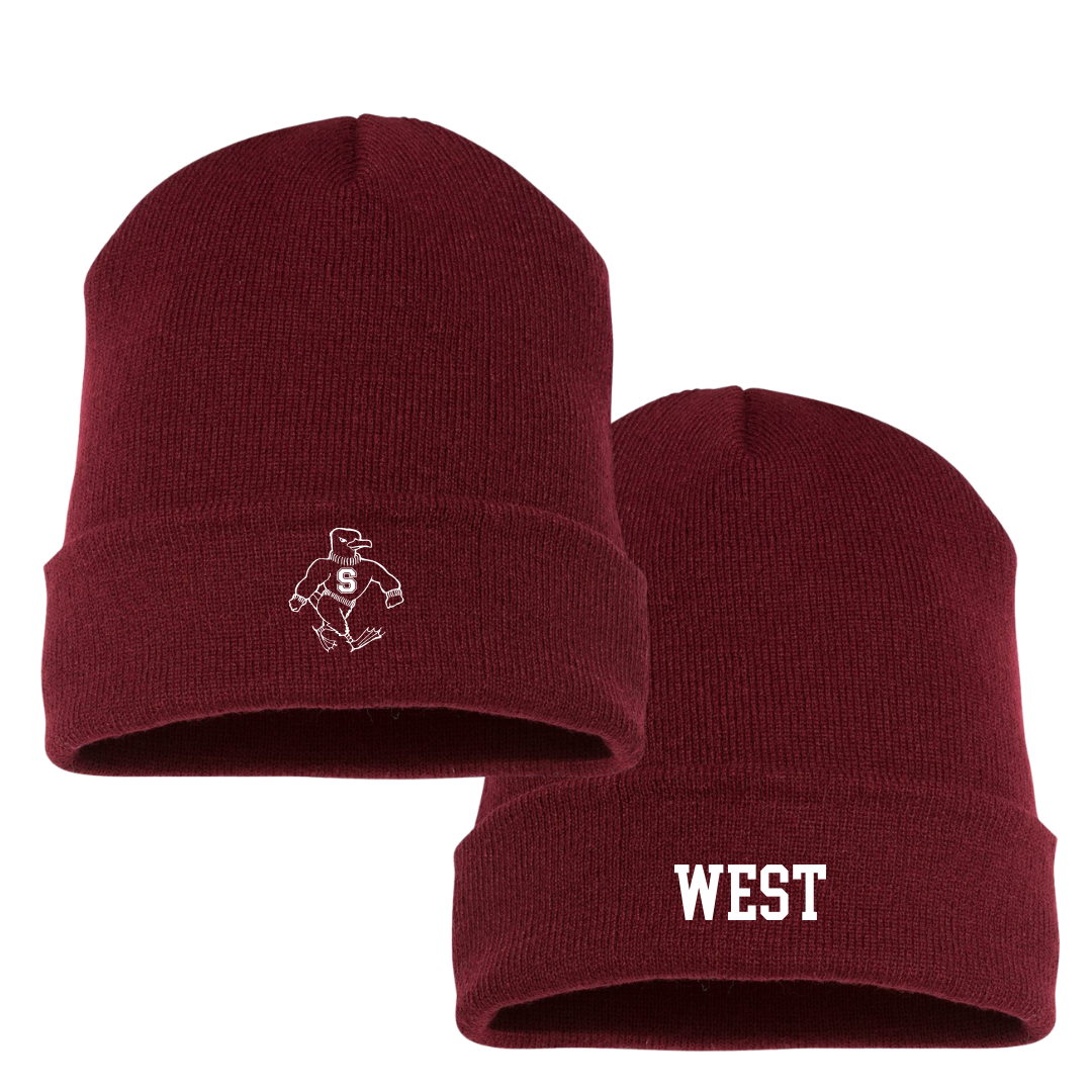 Salisbury University Cheer Maroon Beanie - Kyah West