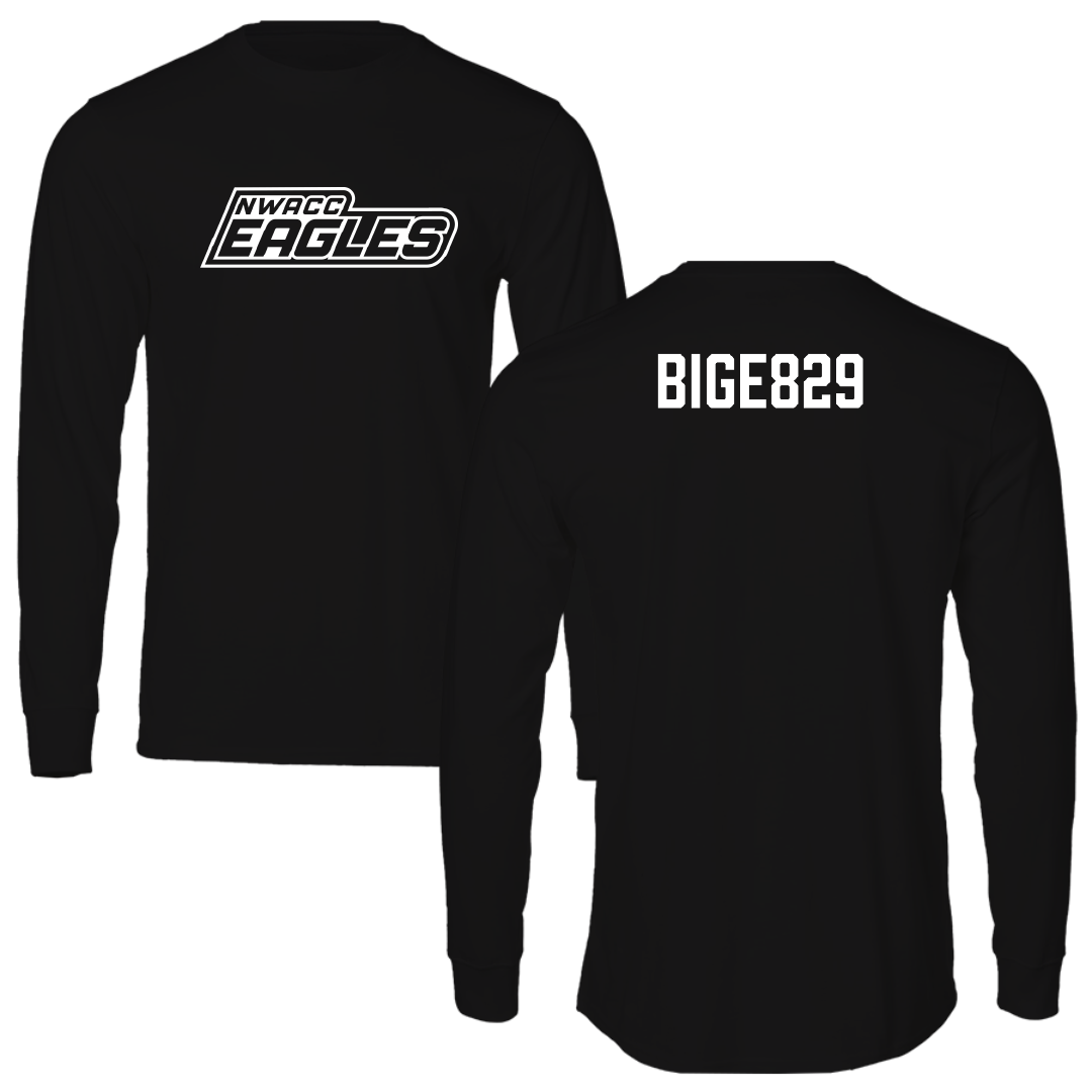 Northwest Arkansas Community College Esports Black Long Sleeve - E Larsen Bige829