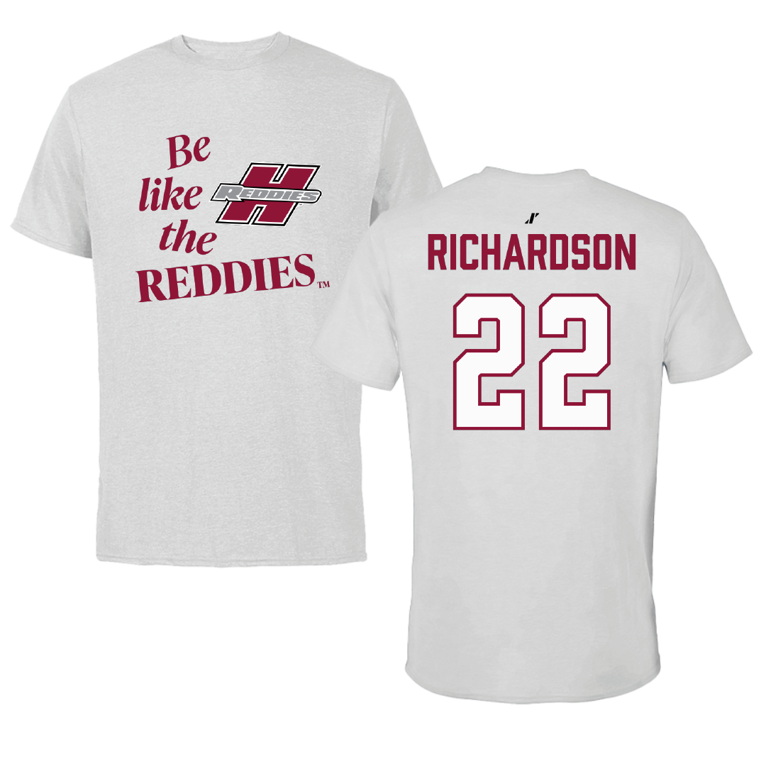 Henderson State University Baseball Light Gray Be Like Us Performance Tee - #22 Rhett Richardson