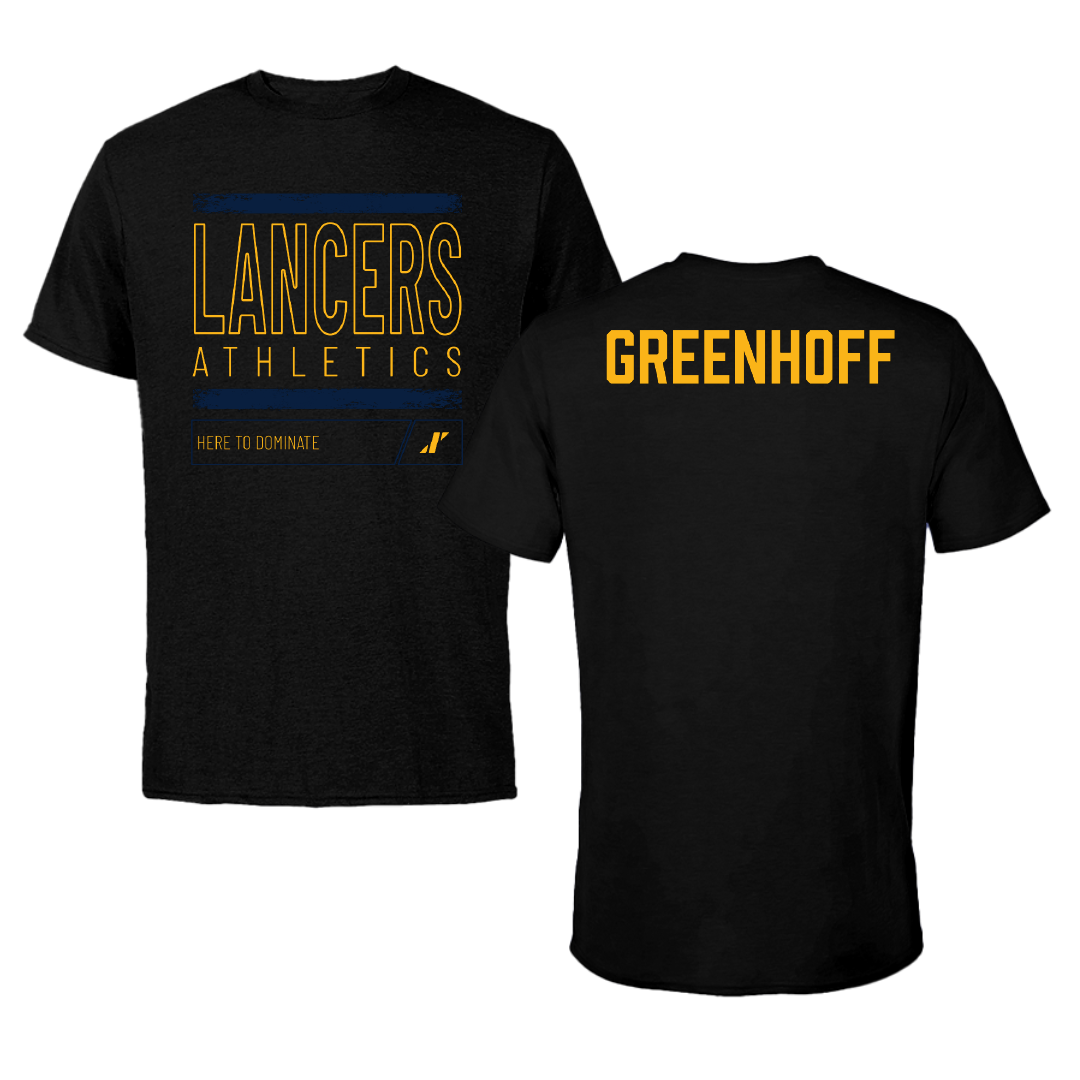 Mount Marty University Golf Black Dominate Tee - Abigail Greenhoff