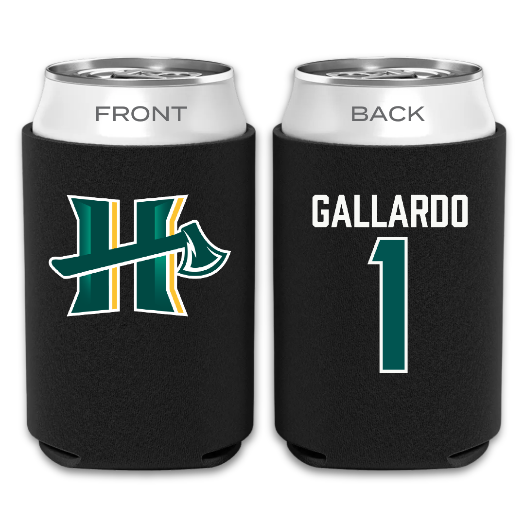 Cal Poly Humboldt Soccer Black Can Cooler - #1 Adrian Gallardo