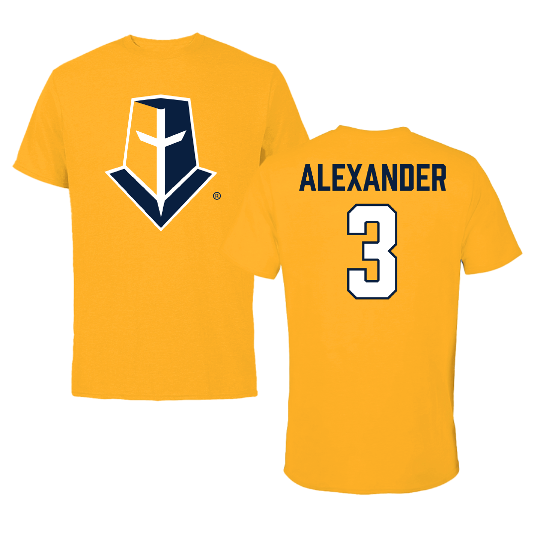 Mount Marty University Football Gold Performance Tee - #3 Baylor Alexander