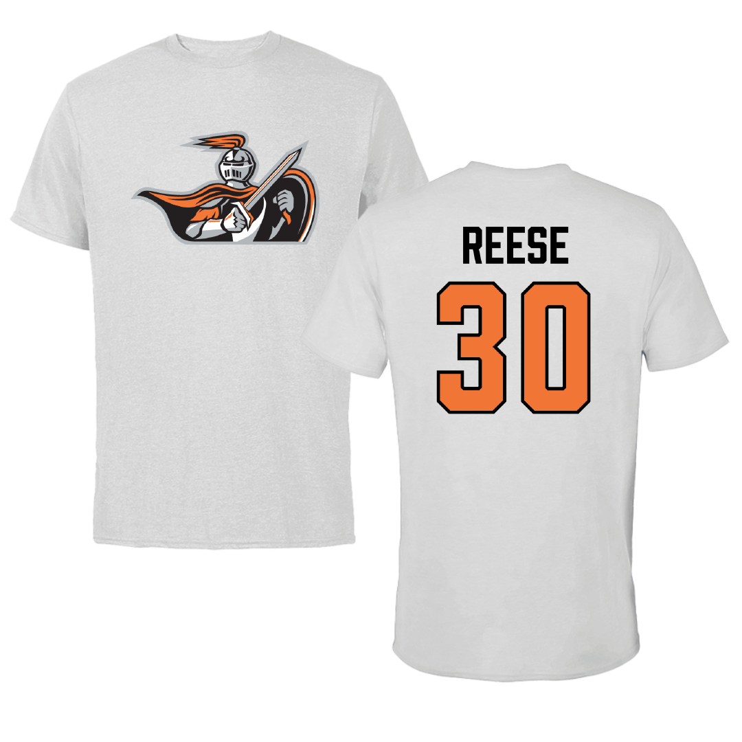 Heidelberg University Baseball Light Gray Tee - #30 Luke Reese