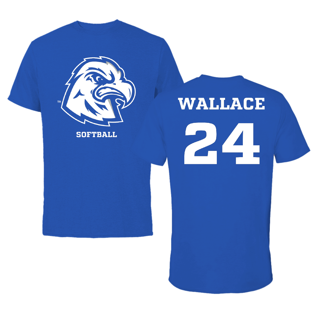 Calhoun Community College Softball Blue Tee - #24 Addison Wallace