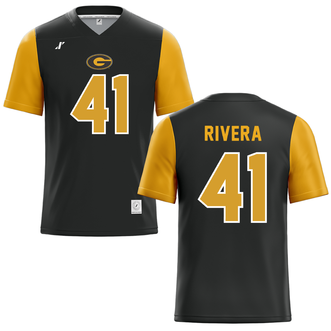 Grambling State University Black Football Jersey - #41 Greg Rivera