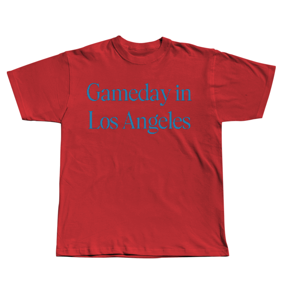 Loyola Marymount University Soccer (W) Red Gameday Tee - #7 Callan Harrington