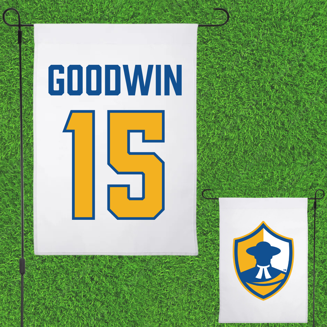 Snead State Community College Baseball White Garden Flag - #15 Aiden Goodwin