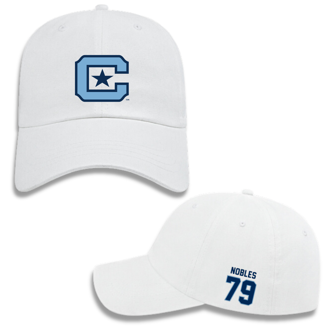 The Citadel Football White Hat - #79 Brock Nobles