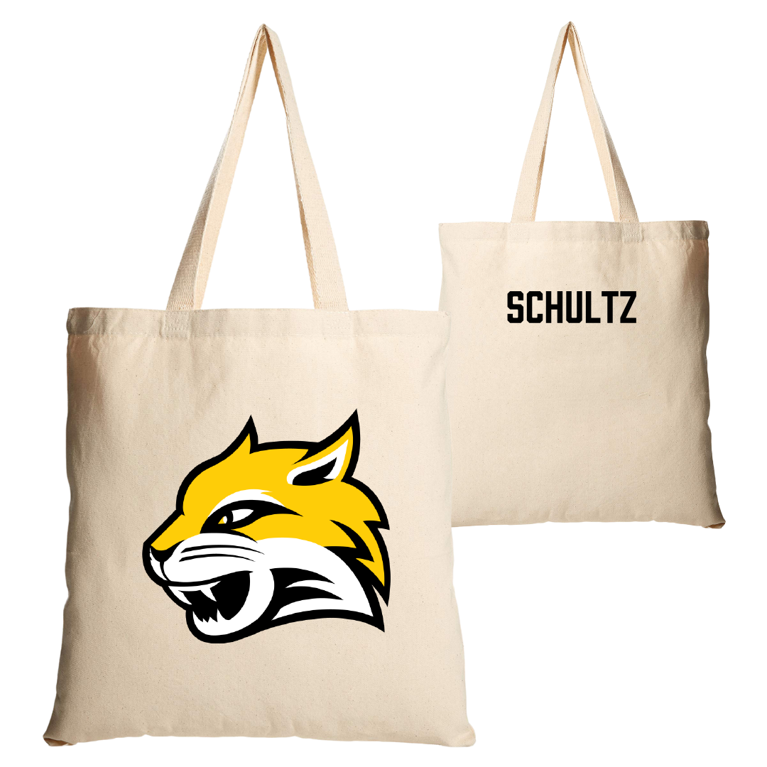 Wayne State College (Nebraska) TF and XC Tan Canvas Tote Bag - Devon Schultz