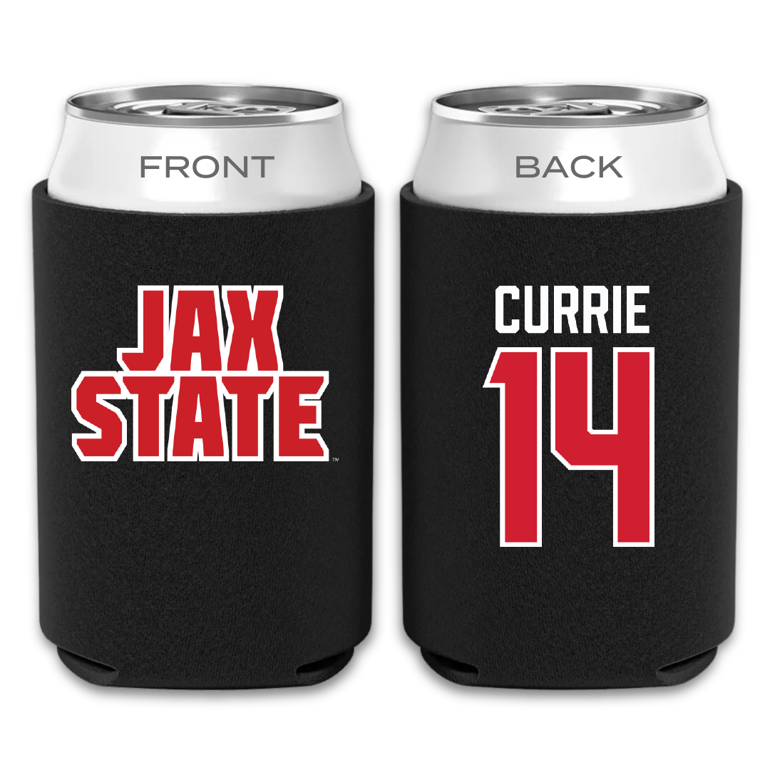 Jacksonville State University Softball Black Can Cooler - #14 Sarah Currie