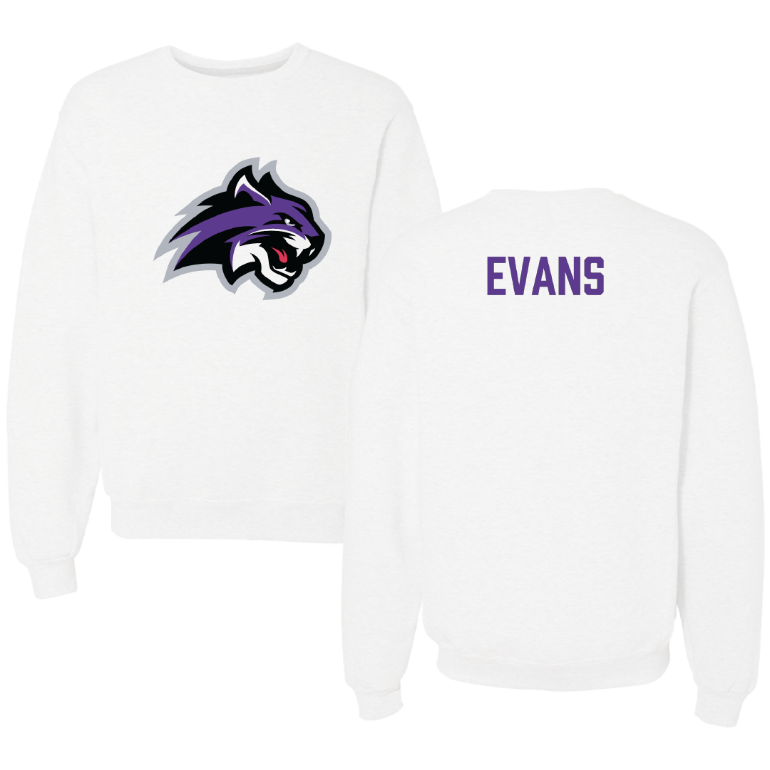 Wiley University TF and XC White Crewneck - Aaliyah Evans